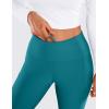imageCRZ YOGA Thermal Fleece Lined Leggings Women 28  Winter Warm High Waisted Hiking Pants with Pockets Workout Running TightsGreen Jade