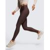 imageCRZ YOGA Thermal Fleece Lined Leggings Women 28  Winter Warm High Waisted Hiking Pants with Pockets Workout Running TightsHot Fudge Brown