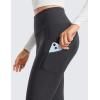 imageCRZ YOGA Thermal Fleece Lined Leggings Women 28  Winter Warm High Waisted Hiking Pants with Pockets Workout Running TightsMysterious Grey