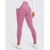imageCRZ YOGA Thermal Fleece Lined Leggings Women 28  Winter Warm High Waisted Hiking Pants with Pockets Workout Running TightsVelvet Dust