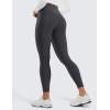 imageCRZ YOGA Womens High Waisted Fleece Lined Leggings 25 inches  Winter Warm Thick Thermal Soft Workout Yoga PantsMysterious Grey