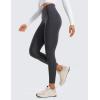 imageCRZ YOGA Thermal Fleece Lined Leggings Women 25  High Waisted Winter Workout Hiking Pants with Pockets Warm Running TightsMysterious Grey