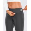 imageCRZ YOGA Thermal Fleece Lined Leggings Women 28  Winter Warm Workout Hiking Pants High Waisted Yoga Tights Full LengthMysterious Grey