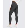 imageCRZ YOGA Thermal Fleece Lined Leggings Women 28  Winter Warm Workout Hiking Pants High Waisted Yoga Tights Full LengthMysterious Grey