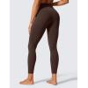imageCRZ YOGA Womens Butterlift High Waisted Workout Leggings 25quot  Pilates Gym Athletic Yoga Pants Buttery SoftHot Fudge Brown