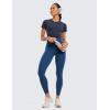 imageCRZ YOGA Womens Butterluxe Workout Leggings 25 Inches  High Waisted Gym Yoga Pants with Pockets Buttery SoftFrench Navy
