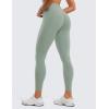 imageCRZ YOGA Womens Butterluxe Workout Leggings 25 Inches  High Waisted Gym Yoga Pants with Pockets Buttery SoftGreen Palm Court