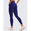 imageCRZ YOGA Womens Butterluxe Workout Leggings 25 Inches  High Waisted Gym Yoga Pants with Pockets Buttery SoftLarkspur Blue