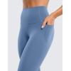 imageCRZ YOGA Womens Butterluxe Workout Leggings 25 Inches  High Waisted Gym Yoga Pants with Pockets Buttery SoftOasis Blue