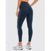 imageCRZ YOGA Womens Butterluxe Workout Leggings 25 Inches  High Waisted Gym Yoga Pants with Pockets Buttery SoftTwilight Blue