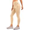 imageCRZ YOGA Womens Butterluxe Workout Leggings 25 Inches  High Waisted Gym Yoga Pants with Pockets Buttery SoftTan Milkshake