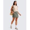 imageCRZ YOGA 4Way Stretch Skirts for Women High Waisted Work Casual Golf Tennis Skirt Skorts with 5 PocketsGrey Sage