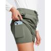 imageCRZ YOGA 4Way Stretch Skirts for Women High Waisted Work Casual Golf Tennis Skirt Skorts with 5 PocketsGrey Sage