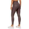 imageCRZ YOGA Butterluxe Matte Faux Leather Leggings for Women 25quot  High Waisted Stretch Ankle Leather Pants Pleather TightsFaux Leather Taupe