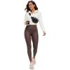 imageCRZ YOGA Butterluxe Matte Faux Leather Leggings for Women 25quot  High Waisted Stretch Ankle Leather Pants Pleather TightsFaux Leather Taupe