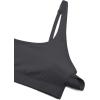 imageCRZ YOGA Butterluxe Spaghetti Strap Sports Bras for Women  Square Neck Yoga Wireless Bra Padded Cami Crop TopMysterious Grey