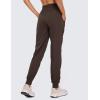 imageCRZ YOGA Lightweight Workout Joggers for Women High Waisted Outdoor Running Casual Track Pants with PocketsHot Fudge Brown