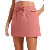 imageCRZ YOGA 4Way Stretch Skirts for Women High Waisted Work Casual Golf Tennis Skirt Skorts with 5 PocketsBriar Rose