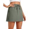imageCRZ YOGA 4Way Stretch Skirts for Women High Waisted Work Casual Golf Tennis Skirt Skorts with 5 PocketsGrey Sage