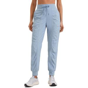 imageCRZ YOGA Lightweight Workout Joggers for Women High Waisted Outdoor Running Casual Track Pants with PocketsCambric Blue