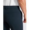 imageCRZ YOGA Casual Golf Pants for Men  32quot Water Resistant Lightweight Work Dress Pants with Zipper PocketsInk Gray