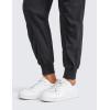 imageCRZ YOGA Lightweight Workout Cargo Joggers for Women Ruched Casual Travel Athletic Hiking Pants with PocketsBlack