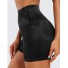 imageCRZ YOGA Womens Butterluxe Biker Shorts 4  High Waisted Booty Workout Volleyball Yoga SpandexBlack Tie Dye Flowers