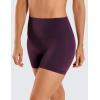 imageCRZ YOGA Womens Butterluxe Biker Shorts 4  High Waisted Booty Workout Volleyball Yoga SpandexDeep Purple