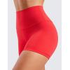 imageCRZ YOGA Womens Butterluxe Biker Shorts 4  High Waisted Booty Workout Volleyball Yoga SpandexDeep Red