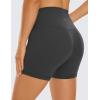 imageCRZ YOGA Womens Butterluxe Biker Shorts 4  High Waisted Booty Workout Volleyball Yoga SpandexMysterious Grey