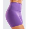 imageCRZ YOGA Womens Butterluxe Biker Shorts 4  High Waisted Booty Workout Volleyball Yoga SpandexRoyal Lilac