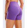 imageCRZ YOGA Womens Butterluxe Biker Shorts 4  High Waisted Booty Workout Volleyball Yoga SpandexRoyal Lilac