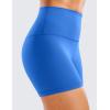 imageCRZ YOGA Womens Butterluxe Biker Shorts 4  High Waisted Booty Workout Volleyball Yoga SpandexSparkle Blue