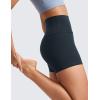 imageCRZ YOGA Womens Butterluxe Biker Shorts 4  High Waisted Booty Workout Volleyball Yoga SpandexTrue Navy