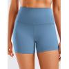 imageCRZ YOGA Womens Butterluxe Biker Shorts 4  High Waisted Booty Workout Volleyball Yoga SpandexUniverse Blue