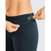 imageCRZ YOGA Womens Naked Feeling Biker Shorts  6 Inches High Waist Yoga Workout Running Gym Spandex ShortsDark Green