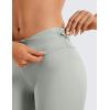imageCRZ YOGA Womens Naked Feeling Biker Shorts  6 Inches High Waist Yoga Workout Running Gym Spandex ShortsSterling