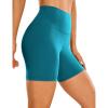 imageCRZ YOGA Womens ButterLuxe Biker Shorts 6 Inches  High Waisted Workout Running Volleyball Spandex Yoga ShortsGreen Jade