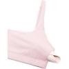imageCRZ YOGA Butterluxe Spaghetti Strap Sports Bras for Women  Square Neck Yoga Wireless Low Coverage Padded Cami Crop TopStrawberry Pink