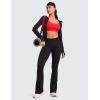 imageCRZ YOGA Butterluxe Womens Y Back Sports Bra  Padded Racerback Low Impact Spaghetti Thin Strap Workout Yoga TopDeep Red