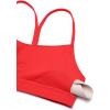 imageCRZ YOGA Butterluxe Womens Y Back Sports Bra  Padded Racerback Low Impact Spaghetti Thin Strap Workout Yoga TopDeep Red