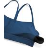 imageCRZ YOGA Butterluxe Womens Y Back Sports Bra  Padded Racerback Low Impact Spaghetti Thin Strap Workout Yoga TopFrench Navy