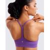 imageCRZ YOGA Butterluxe Womens Y Back Sports Bra  Padded Racerback Low Impact Spaghetti Thin Strap Workout Yoga TopRoyal Lilac