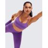 imageCRZ YOGA Butterluxe Womens Y Back Sports Bra  Padded Racerback Low Impact Spaghetti Thin Strap Workout Yoga TopRoyal Lilac