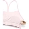 imageCRZ YOGA Butterluxe Womens Y Back Sports Bra  Padded Racerback Low Impact Spaghetti Thin Strap Workout Yoga TopStrawberry Pink