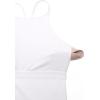 imageCRZ YOGA Butterluxe Womens Y Back Workout Tank Top with Built in Shelf Bra  Padded Halter High Neck Athletic Yoga CamisoleWhite