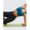 imageCRZ YOGA Womens Butterluxe Cross Waist Workout Leggings 25 Inches  V Crossover High Waisted Gym YogaBlack