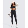 imageCRZ YOGA Womens Butterluxe Cross Waist Workout Leggings 25 Inches  V Crossover High Waisted Gym YogaDark Grey Camouflage 2
