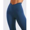 imageCRZ YOGA Womens Butterluxe Cross Waist Workout Leggings 25 Inches  V Crossover High Waisted Gym YogaFrench Navy