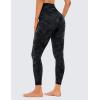 imageCRZ YOGA Womens Butterluxe Cross Waist Workout Leggings 25 Inches  V Crossover High Waisted Gym YogaTie Dye Smoke Ink